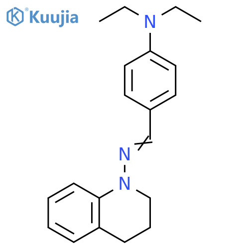 1(2H)-Quinolinamine,N-[[4-(diethylamino)phenyl]methylene]-3,4-dihydro- structure
