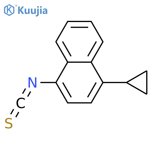 1-cyclopropyl-4-isothiocyanatonaphthalene structure