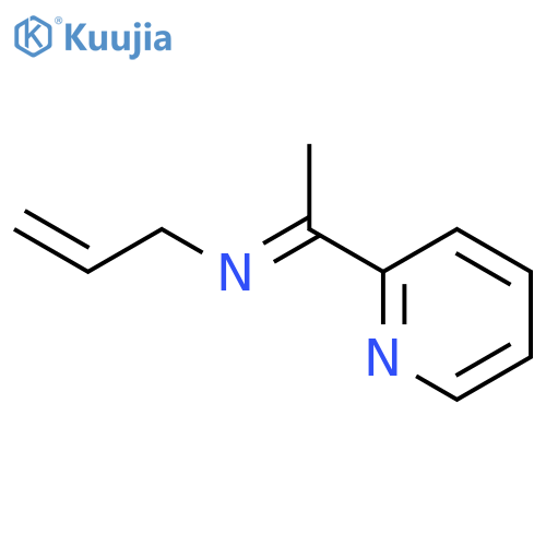 2-Propen-1-amine, N-[1-(2-pyridinyl)ethylidene]-, (E)- structure