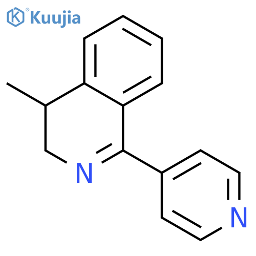 Isoquinoline, 3,4-dihydro-4-methyl-1-(4-pyridinyl)- structure