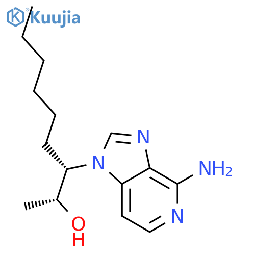 1H-Imidazo[4,5-c]pyridine-1-ethanol,4-amino-b-hexyl-a-methyl-, (aR,bS)-rel- structure