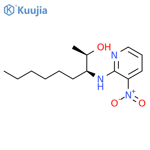 2-NONANOL, 3-[(3-NITRO-2-PYRIDINYL)AMINO]-, (R*,S*)- structure