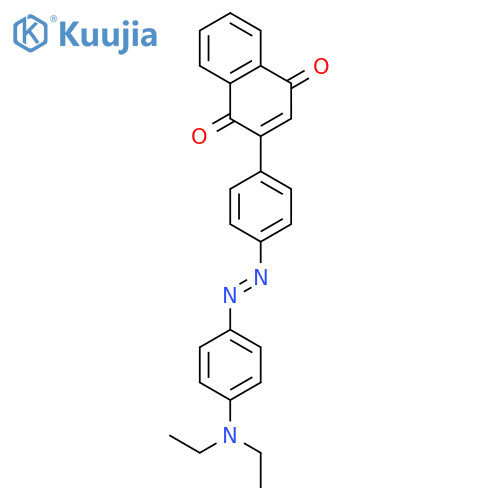 1,4-NAPHTHALENEDIONE, 2-[4-[[4-(DIETHYLAMINO)PHENYL]AZO]PHENYL]- structure