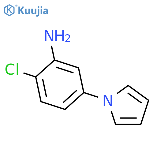 2-chloro-5-(1H-pyrrol-1-yl)aniline structure
