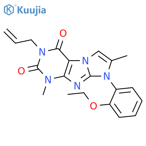 8-(2-ethoxyphenyl)-1,7-dimethyl-3-(prop-2-en-1-yl)-1H,2H,3H,4H,8H-imidazo1,2-gpurine-2,4-dione structure