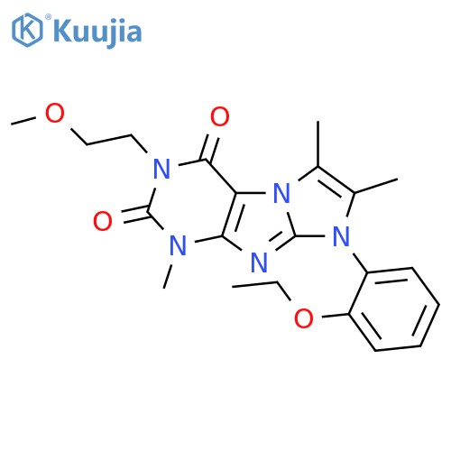 8-(2-ethoxyphenyl)-3-(2-methoxyethyl)-1,6,7-trimethyl-1H,2H,3H,4H,8H-imidazo1,2-gpurine-2,4-dione structure