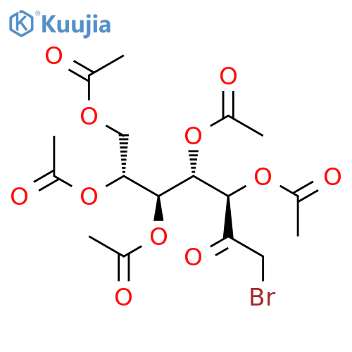 (2R,3S,4S,5R)-7-bromo-6-oxoheptane-1,2,3,4,5-pentayl pentaacetate structure