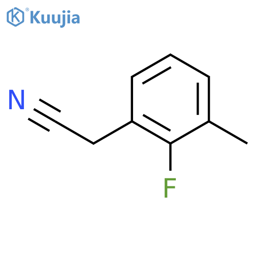 2-(2-fluoro-3-methylphenyl)acetonitrile structure
