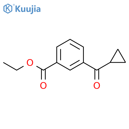 3-Carboethoxyphenyl cyclopropyl ketone structure