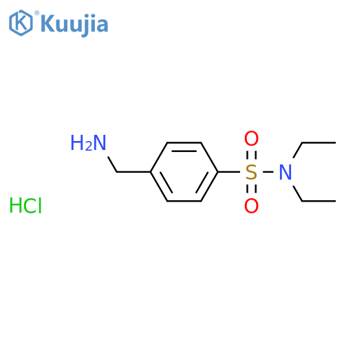 4-(Aminomethyl)-N,N-diethylbenzene-1-sulfonamide Hydrochloride structure