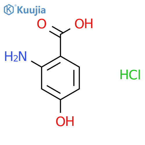 2-Amino-4-hydroxybenzoic acid hydrochloride structure