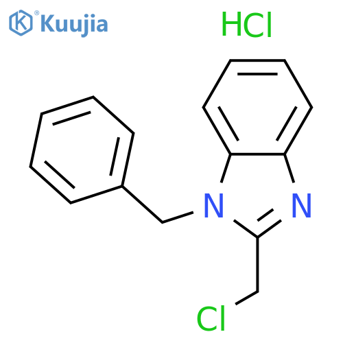 1-Benzyl-2-chloromethyl-1H-benzoimidazole hydrochloride structure