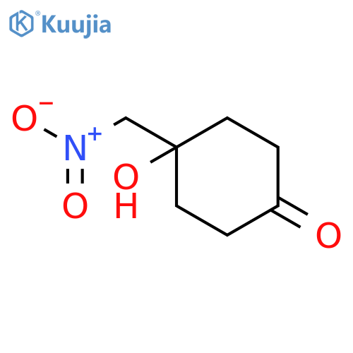 4-Hydroxy-4-(nitromethyl)cyclohexanone structure