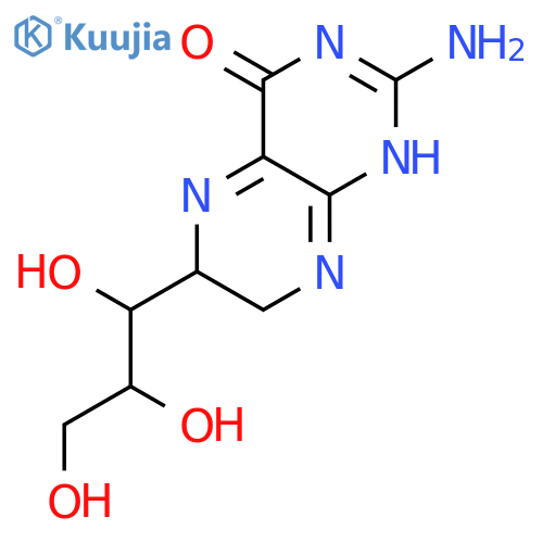 4(1H)-Pteridinone, 2-amino-6,7-dihydro-6-(1,2,3-trihydroxypropyl)- structure