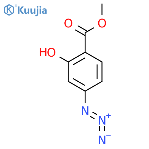 methyl 4-azido-2-hydroxybenzoate structure