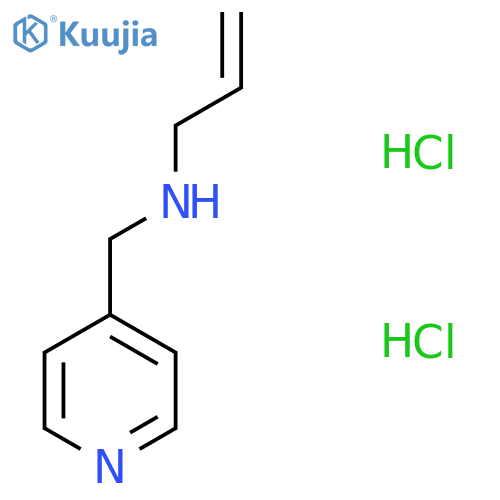 (Prop-2-en-1-yl)(pyridin-4-ylmethyl)amine dihydrochloride structure