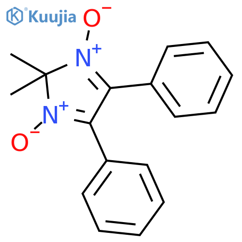 2H-Imidazole, 2,2-dimethyl-4,5-diphenyl-, 1,3-dioxide structure