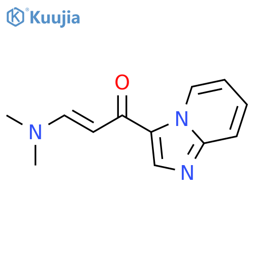 2-PROPEN-1-ONE, 3-(DIMETHYLAMINO)-1-IMIDAZO[1,2-A]PYRIDIN-3-YL-, (2E)- structure