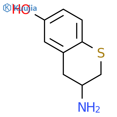 2H-1-BENZOTHIOPYRAN-6-OL, 3-AMINO-3,4-DIHYDRO- structure
