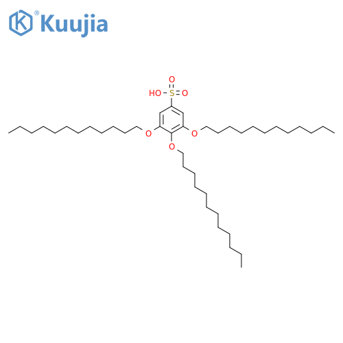 Benzenesulfonic acid, 3,4,5-tris(dodecyloxy)- structure