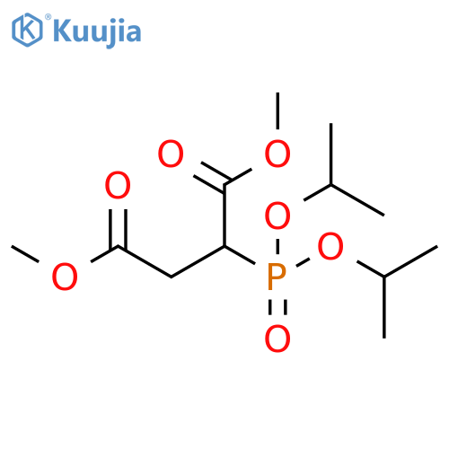 succinic acid, diisopropylphosphono-, dimethyl ester structure