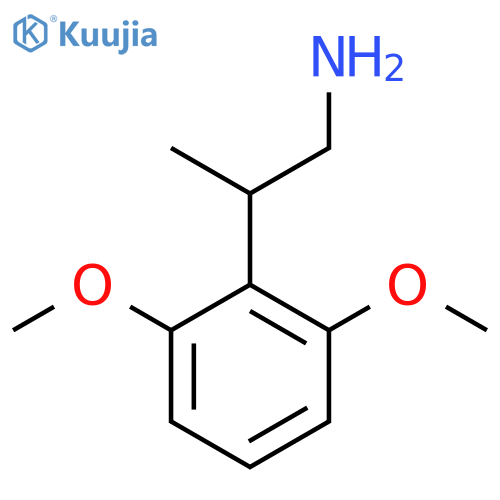 2-(2,6-dimethoxyphenyl)propan-1-amine structure