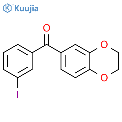 3,4-(Ethylenedioxy)-3'-iodobenzophenone structure