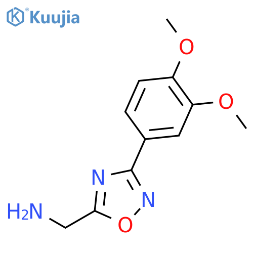 3-(3,4-Dimethoxyphenyl)-1,2,4-oxadiazol-5-ylmethanamine structure