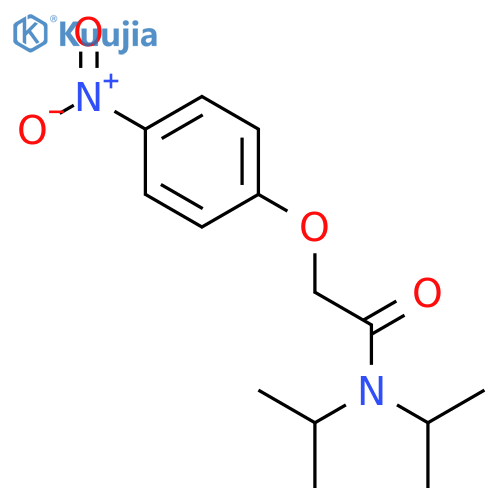 ACETAMIDE, N,N-BIS(1-METHYLETHYL)-2-(4-NITROPHENOXY)- structure