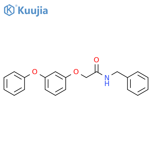 ACETAMIDE, 2-(3-PHENOXYPHENOXY)-N-(PHENYLMETHYL)- structure