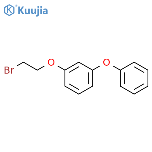 BENZENE, 1-(2-BROMOETHOXY)-3-PHENOXY- structure