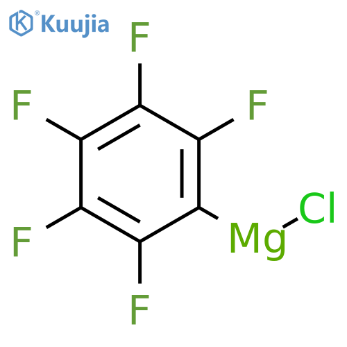 Magnesium,chloro(2,3,4,5,6-pentafluorophenyl)- structure