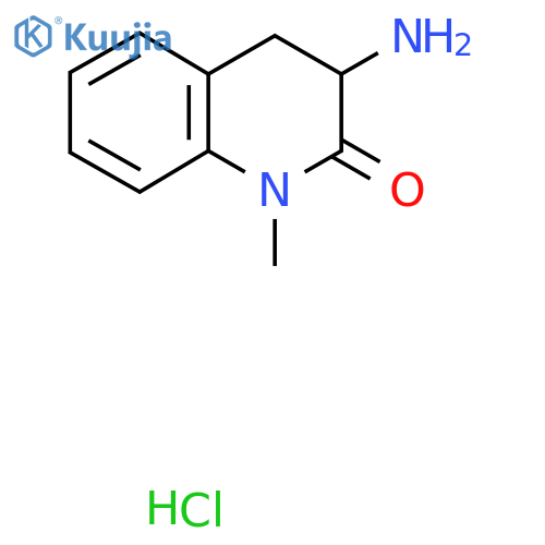3-Amino-1-methyl-1,2,3,4-tetrahydroquinolin-2-one hydrochloride structure