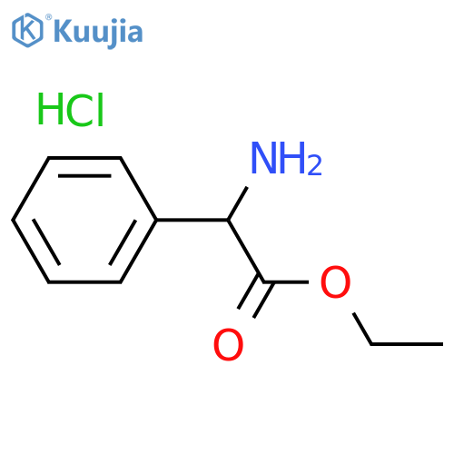 Phenylglycine Ethyl Ester Hydrochloride structure