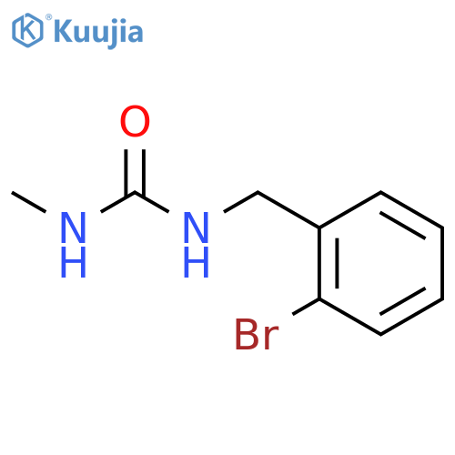 Urea, N-[(2-bromophenyl)methyl]-N'-methyl- structure