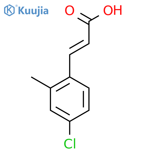 4-Chloro-2-methylcinnamic acid structure