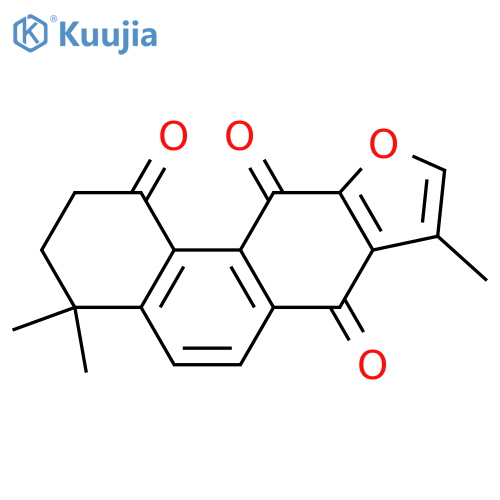 Phenanthro[3,2-b]furan-1,7,11(2H)-trione, 3,4-dihydro-4,4,8-trimethyl- structure