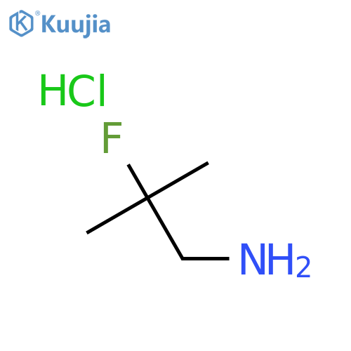 2-fluoro-2-methyl-propan-1-amine;hydrochloride structure