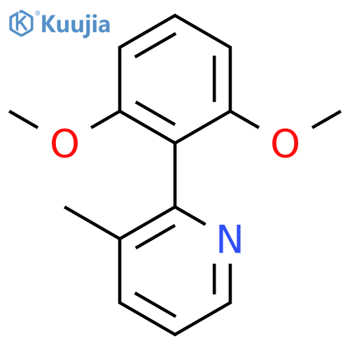 2-(2,6-dimethoxyphenyl)-3-methylpyridine structure