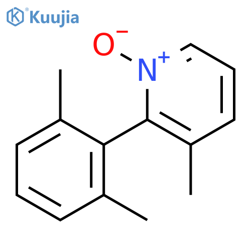 PYRIDINE, 2-(2,6-DIMETHYLPHENYL)-3-METHYL-, 1-OXIDE structure