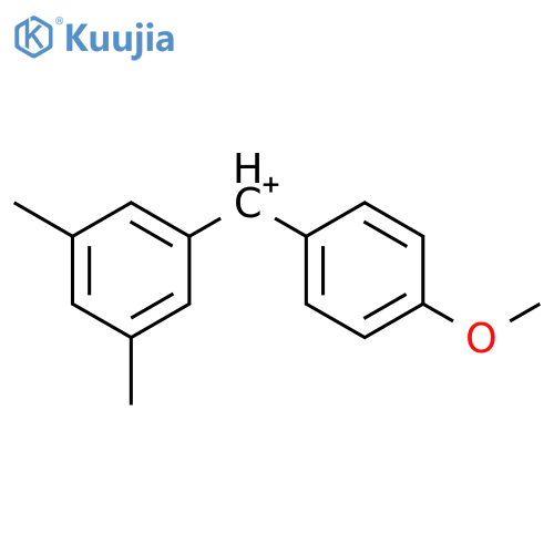 Methylium, (3,5-dimethylphenyl)(4-methoxyphenyl)- structure