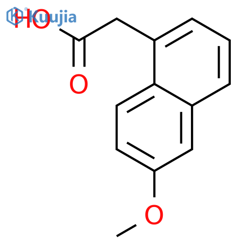 (6-Methoxy-1-naphthyl)acetic Acid structure