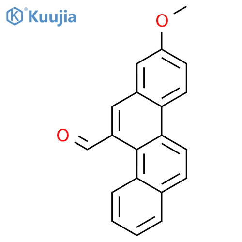 5-Chrysenecarboxaldehyde, 8-methoxy- structure