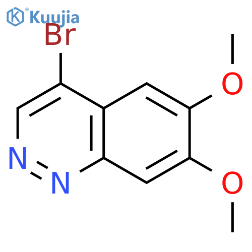 4-bromo-6,7-dimethoxycinnoline structure