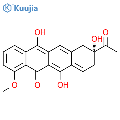 5(8H)-Naphthacenone, 9-acetyl-9,10-dihydro-6,9,12-trihydroxy-4-methoxy-, (R)- (9CI) structure