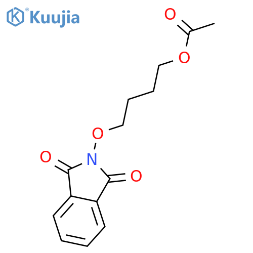 4-(1,3-dioxo-2,3-dihydro-1H-isoindol-2-yl)oxybutyl acetate structure