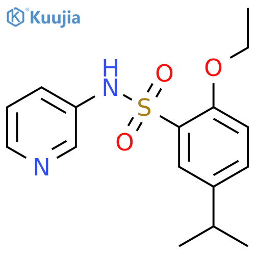 2-ethoxy-5-(propan-2-yl)-N-(pyridin-3-yl)benzene-1-sulfonamide structure