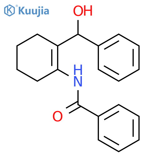 Benzamide, N-[2-(hydroxyphenylmethyl)-1-cyclohexen-1-yl]- structure