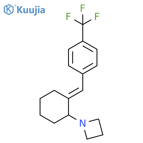 Azetidine, 1-[(2E)-2-[[4-(trifluoromethyl)phenyl]methylene]cyclohexyl]- structure