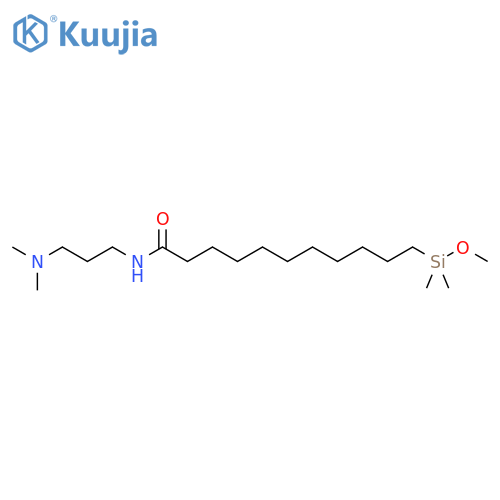 UNDECANAMIDE, N-[3-(DIMETHYLAMINO)PROPYL]-11-(METHOXYDIMETHYLSILYL)- structure